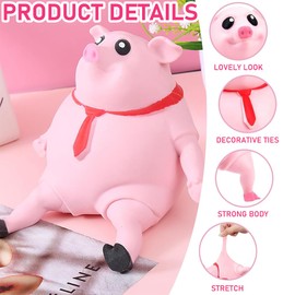 Pig Squeeze Toy, Pig Squeeze Toy, Anti Stress Pig, Creative Decompression Piggy, Stress Pig, Creative Anti-Stress Toy for Adults and Children