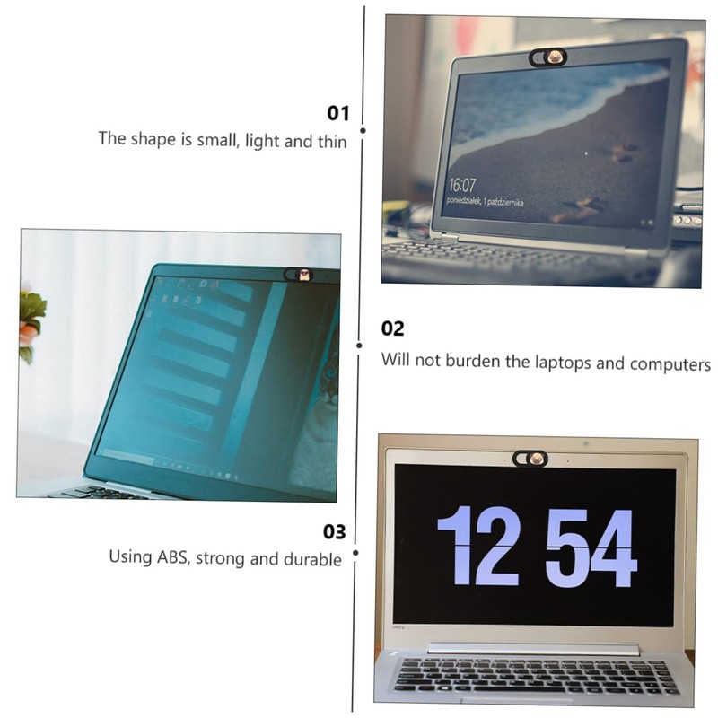 Operitacx 3pcs Laptop Webcam Cover Slide Privacy Protection Peeping Lens