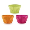 Lékué Classic Muffinformen, 7 cm, 6 Stück, mehrfarbig