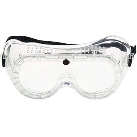 Clear Safety Goggles with Adjustable Strap, CE Certified, Meets EN166 Standard