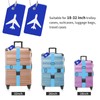 ZOUIQSS Pack of 2 Adjustable Suitcase Strap, Suitcase Strap, Durable