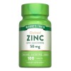 Nature's Truth Suplemento de Gluconato de Zinc Pote con 100 tabletas 50 mg por cada tableta para 3 meses Sabor Neutro