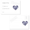Pack of 20 A6 Double Sided RSVP Cards- Choice of