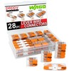 WAGO 221 Lever Nuts 28pc Compact Splicing Wire Connector Assortment