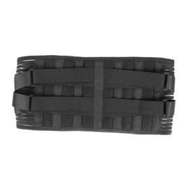 IWOWHERO Breathable Back Brace for Fitness Widen Lower Back Support Belt Durable Elastic Waist Trainer for Men and Women Comfortable Slimming Design for Everyday Use Black