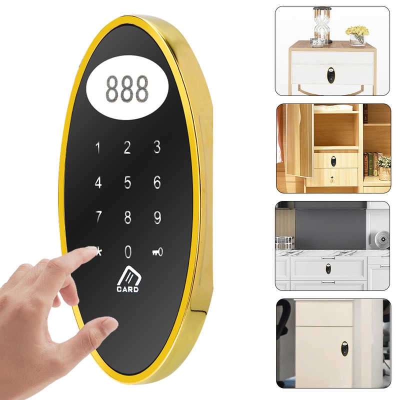 Keyless Touch Keypad Password RFID Card Key Metal Digital Electronic