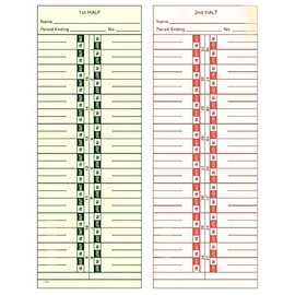 TCS (1000 ct) Side-Feed Monthly 1-31 Time Cards Amano Form 1790