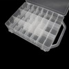 HomDSim 46 Grids Sewing Organizer, Double Sided Thread Box Storage,