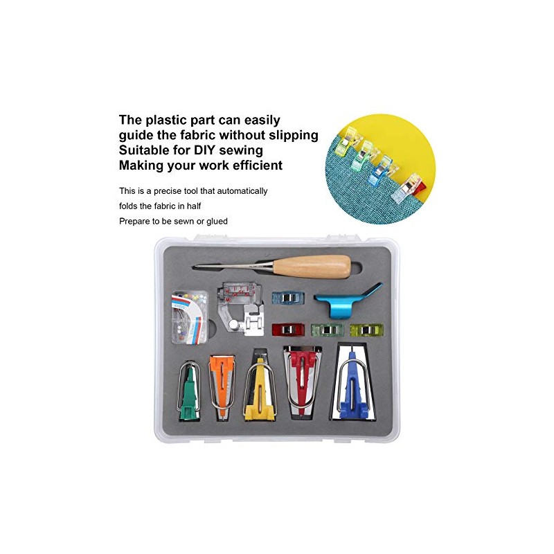 Kit de Herramientas para Cinta al Bies, Prensatelas Manual y
