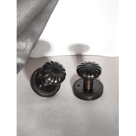 SORWDUERM Oil Rubbed Bronze Door Knobs Privacy Door Knob Door Knob Interior Door Knobs for Bedroom and Bathroom,Zinc Alloy 2 Pack