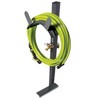 Aqua Joe Steel Garden Hose Stand with Brass Faucet and