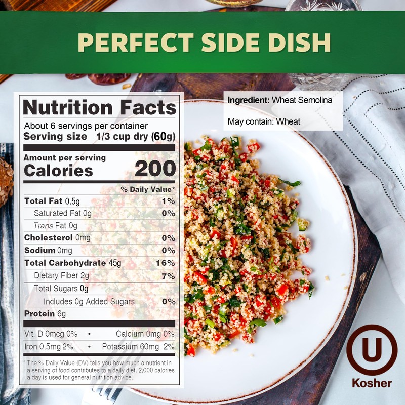 Osem Couscous, Original Plain, 10 Lb