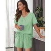 Ekouaer Two Piece Lounge Sets for Women 2025 Summer Short