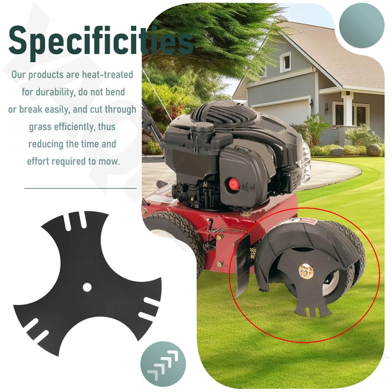 YAQINGMY Universal 9" x 9" Edger Blade / 3-Side Edger