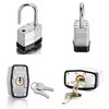 4 Pack Keyed Alike Padlocks 40mm High Security Heavy Duty