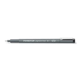 Staedtler ST 308019 PIGMENT LINER FINELINER 0.1 MM, Black