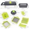 Vegetable Chopper,15 in 1 Vegetable Slicer Cutter with 8 Blade