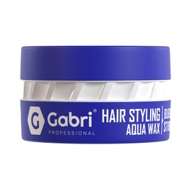 Gabri Professional Hair Wax, Hair Styling Aqua Wax, 1 x 150 ml, Pack of 1 (Bubblegum Strong - Blue)