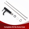 SUMERAIN Matte Black Bathroom Sink Faucet Single Handle Single Hole