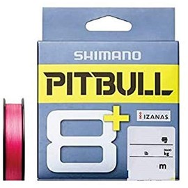 Shimano Pitbull 8+ PE Line, 218.7 yd (200 m), No. 1.0, Traceable Pink