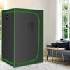 MELONFARM 4x4 Grow Tent, 48"x48"x80'' High Reflective 600D Diamond Mylar