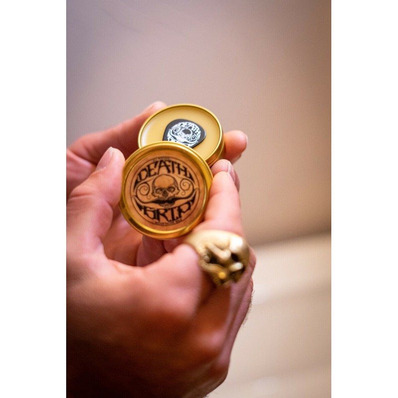 Brown Death Grip Mustache Wax™ - All Natural (1 oz)