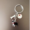 Dog Keychain, Lovely Dog Key-ring Portable Metal Keychain Keyring Key
