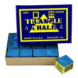 Laxmi Ganesh Billiard Snooker Blue Chalk -12 Piece
