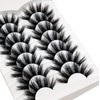 Losha Lashes Pack 7 Pairs Fluffy Faux Mink Eyelashes Soft