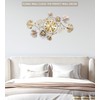 JXQXYN Clocks for Living Room, Large Wall Clock, 3D Silent