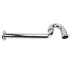 Brass Sink Drain Tubing Set Silver Slick Finish No Ageing
