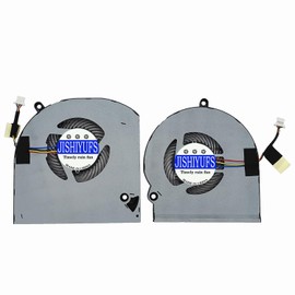 JISHIYUFS Replacement New CPU+GPU Cooling Fan for Dell Alienware 15 R3 R4 P69F Series EG75070S1-C270-S9A EG75070S1-C260-S9A DC5V 0.40A