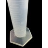 Winterworm® 250ml Transparent Plastic Graduated Cylinder for Laboratory Tests