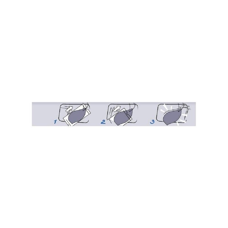 AREON SL02 Sport LUX Cardboard Air Freshener, Silver, 12 Pack
