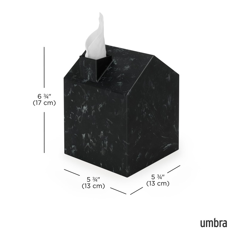 Umbra CASA Copri scatola per fazzoletti – Nero oceano –