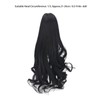 Doll Hair Wig, Soft Simulation Scalp 1/3 Doll Wig for