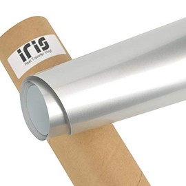 Heat Transfer Vinyl HTV for T-Shirts 9.8 Inches by 5 Feet Roll, Iron On Vinyl, HTV Vinyl for Silhouette Cameo or Cricut for T-Shirts and Fabrics