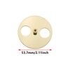 JianLing 2PCS Music Box Metal Mechanical Plate Winding Turntable Base