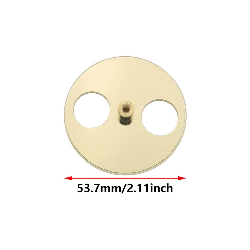 JianLing 2PCS Music Box Metal Mechanical Plate Winding Turntable Base