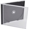 Vision Media® 10 X Single CD jewel Case inc Black
