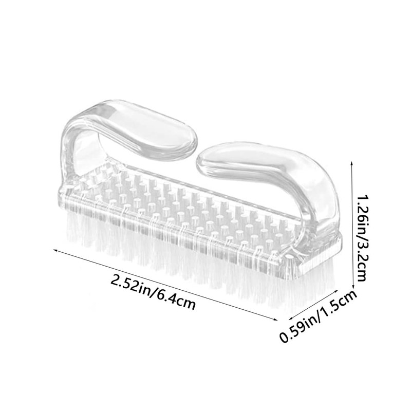 5 Pcs Handle Grip Nail Brush for Cleaning Fingernails, Nail
