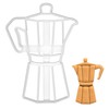 Espresso Jug Cookie Cutter, 1 Piece. Bakerlogy