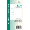 Exacompta 2026 Refill For "Space 17" Calendar Year Weekly/Monthly Planner