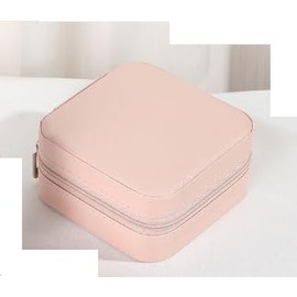 NECWHBST IVON Jewellery Box for Women, Jewellery Box Travel, Small PU Leather Jewellery Storage, Mini Jewellery Box, Travel for Rings