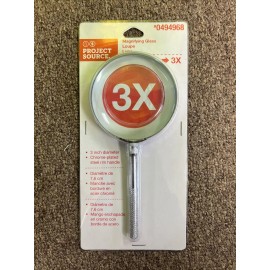 project source Magnifying Glass, Project Source 3X. Product #0494968. New in Package.