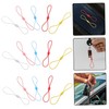 SHOWERORO 100pcs Elastic Phone Lanyard with Finger Ring Strap Shape