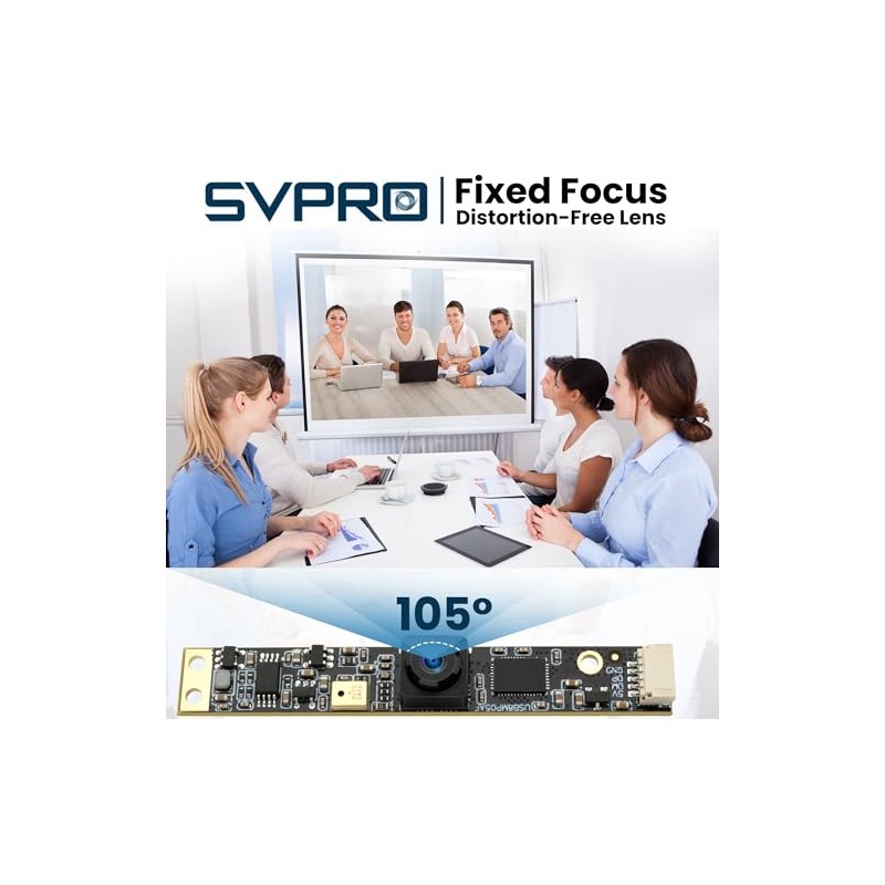 SVPRO Módulo de cámara USB de 8 MP con micrófono