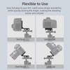 Foldable L-shaped Quick Release Plate Camera L Bracket Aluminum Alloy