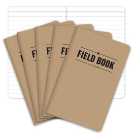 ELAN Publishing Company Publishing ELAN-FN-003A Field Notebook, 3.5" x 5.5", Lined Memo Book, Kraft