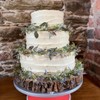 Log Slice Cakestand 29-33cm | Wooden Rustic Slab | Wedding
